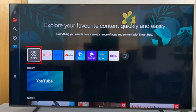 find spotify app on samsung tv