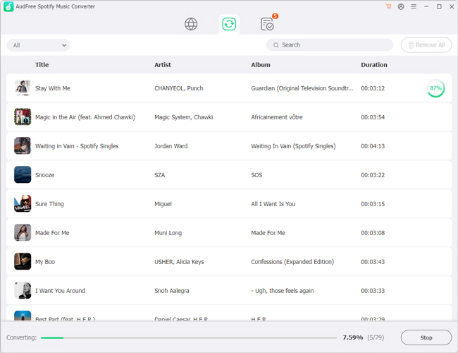 audfree spotify music converter mac