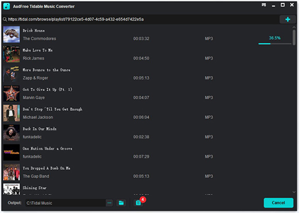 download songs on tidal on computer by audfree tidable
