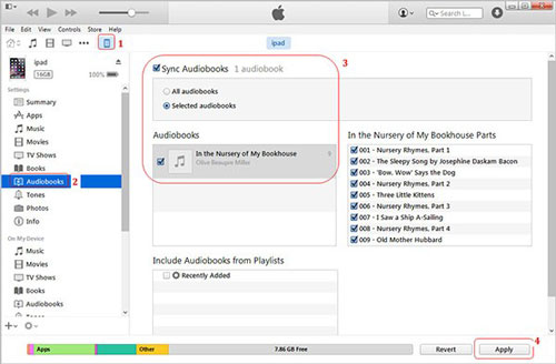 audible to ipod nano and shuffle by itunes