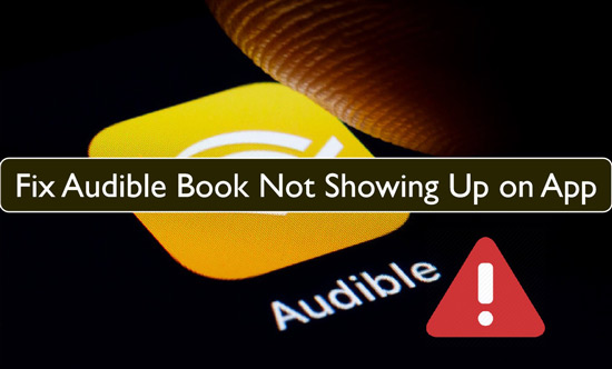 audible book not showing up