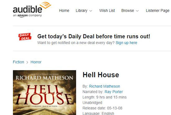 buy audible book without subscription via daily deals