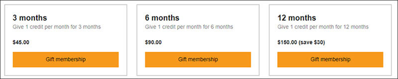 audible gift membership