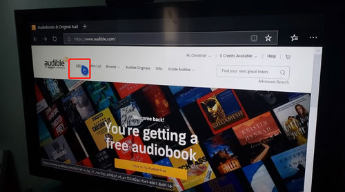 select books on audible library