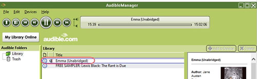 use audible offline on windows pc by audible manager