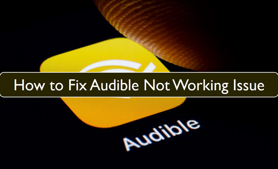 audible not working