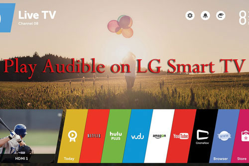 play audible on lg smart tv