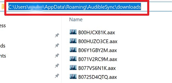 where do audible downloads go on windows by audiblesync