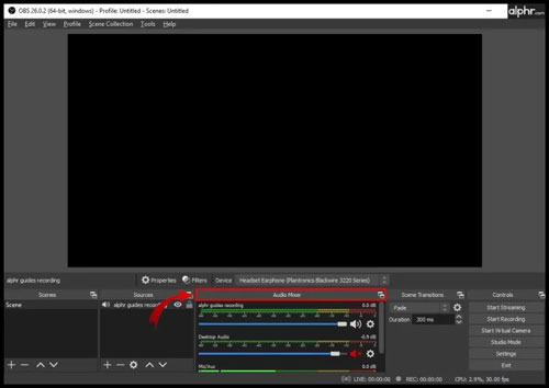 obs audio mixer
