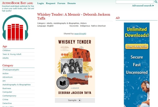 audiobook bay search results