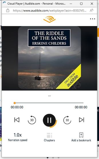 audiobook playback window