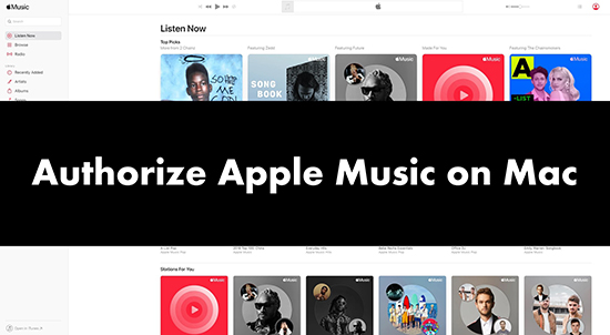 authorize apple music on mac