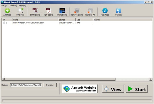 azwsoft ebook drm removal software