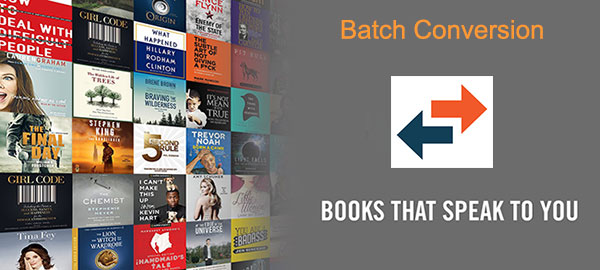 batch convert audible audiobooks