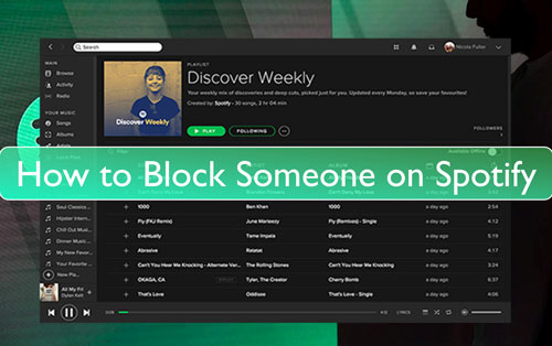 block someone on spotify