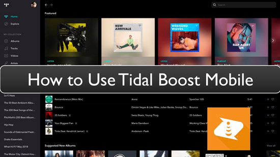 boost mobile tidal subscription