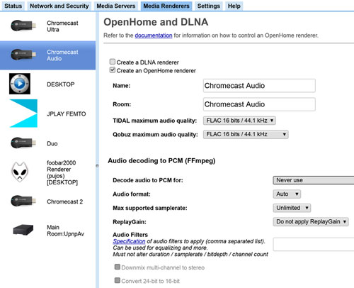 connect jriver tidal via dlna and dac