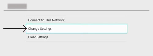 change internet settings on nintendo