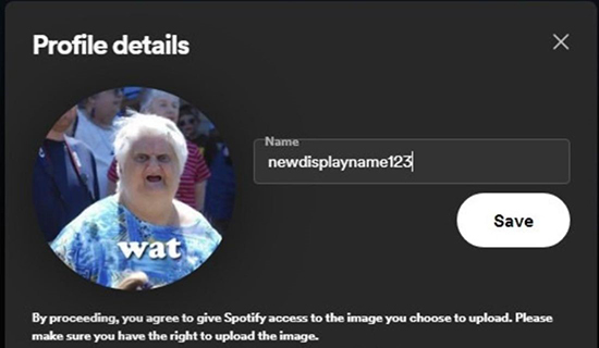 change spotify username on desktop