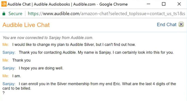 audible silver membership