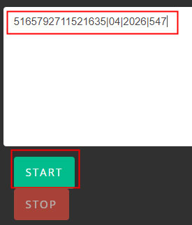 check card number generated bin from spotify