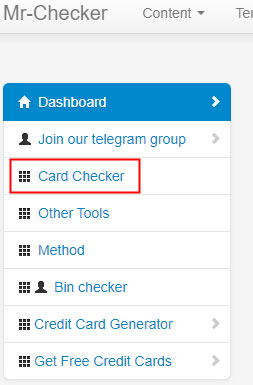 check live credit card