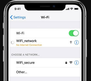 check wifi to fix spotify not working on iphone