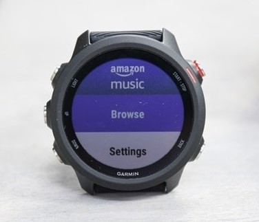 select amazon music on garmin watch