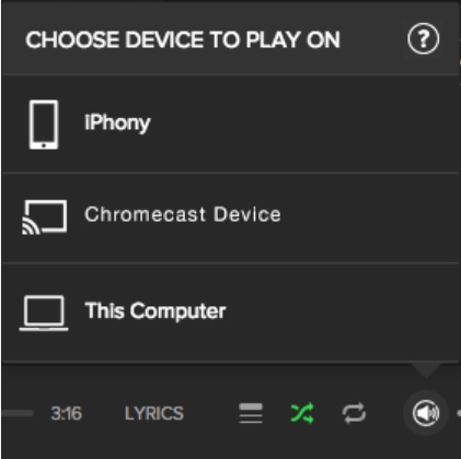 chromecast spotify connect