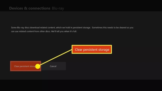 clear xbox cache