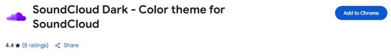 color theme for soundcloud extension