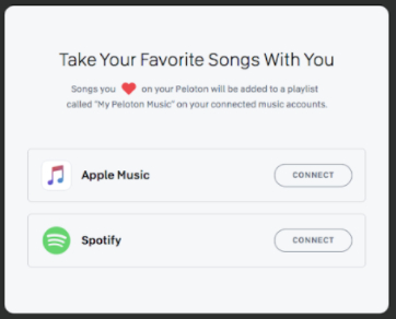 connect apple music to peloton