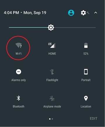connect wifi on mobile phone