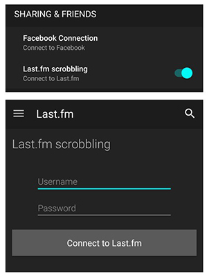 connect tidal to last fm on mobile