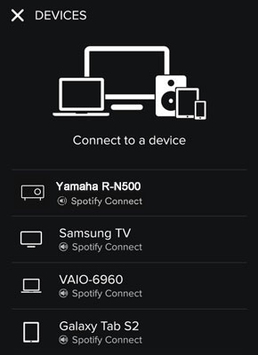 spotify connect yamaha receiver by spotify connect