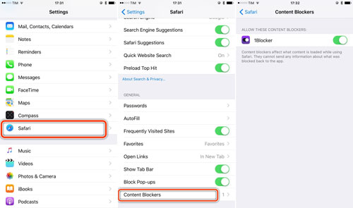 block spotify ads iphone by content blocker