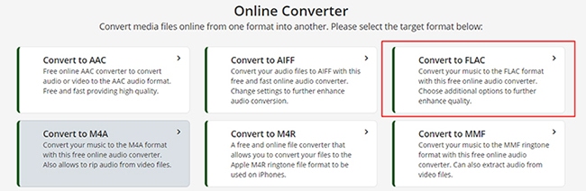 convert spotify to flac online by onlineconvert