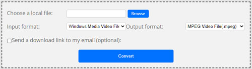 convertfiles free online wmv to mp4 converter