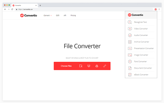 convertio to convert mov file to flv file