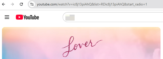 copy youtube video url