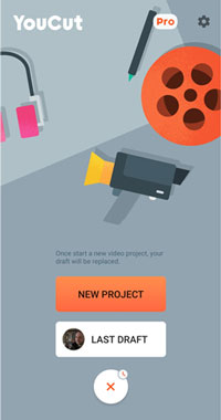 create video project on youcut