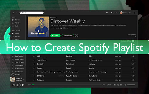 create spotify playlist