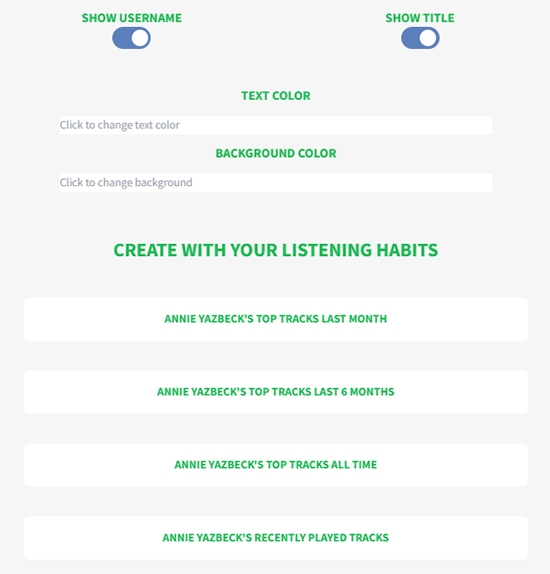 customize spotify dna