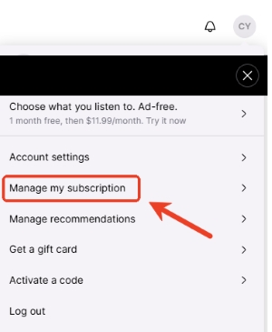 manage deezer subscription
