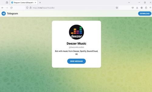 deezer telegram bot example