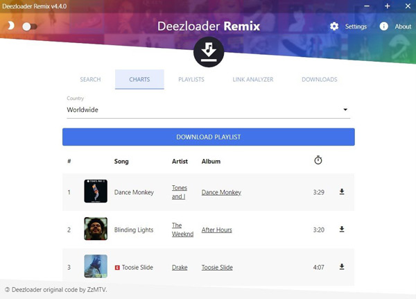 deezloader remix spotify deezer music downloader alternative