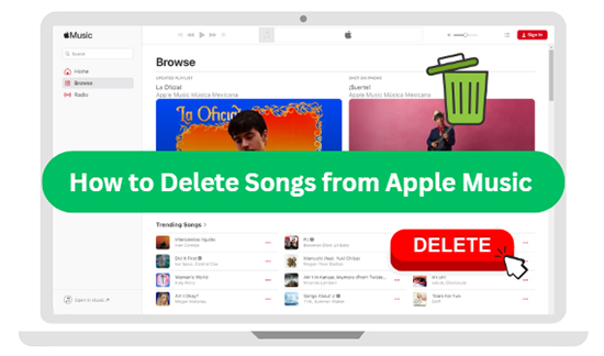 delete apple music songs