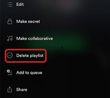 how to delete spotify download music