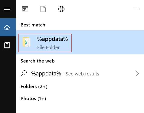 delete spotify appdata folder windows to fix spotify black screen