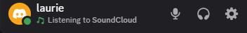 discord listening to soundcloud status